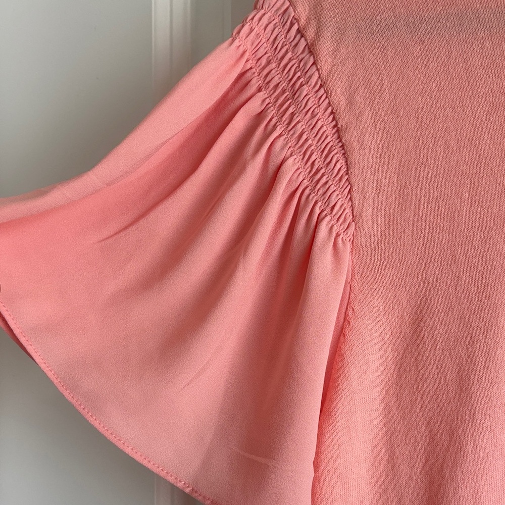 LOFT Coral Short Sleeve Top - Picture 4 of 6